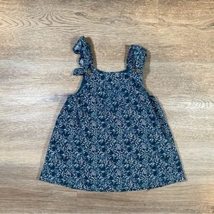 Tu Baby Girl Dress Straps Pullovers 6 - 9 Months Fall Blue